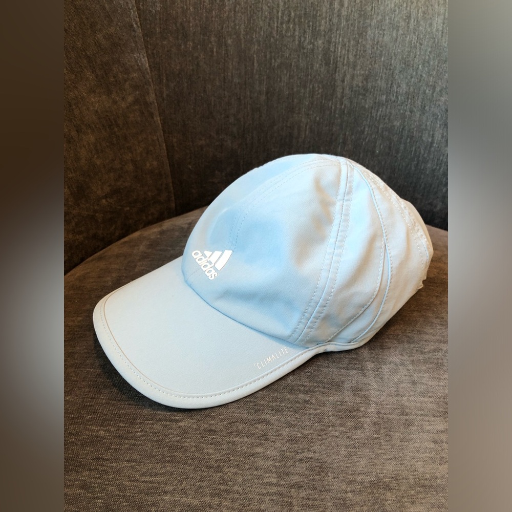 Adidas Light Blue Climalite Adjustable Hat OS